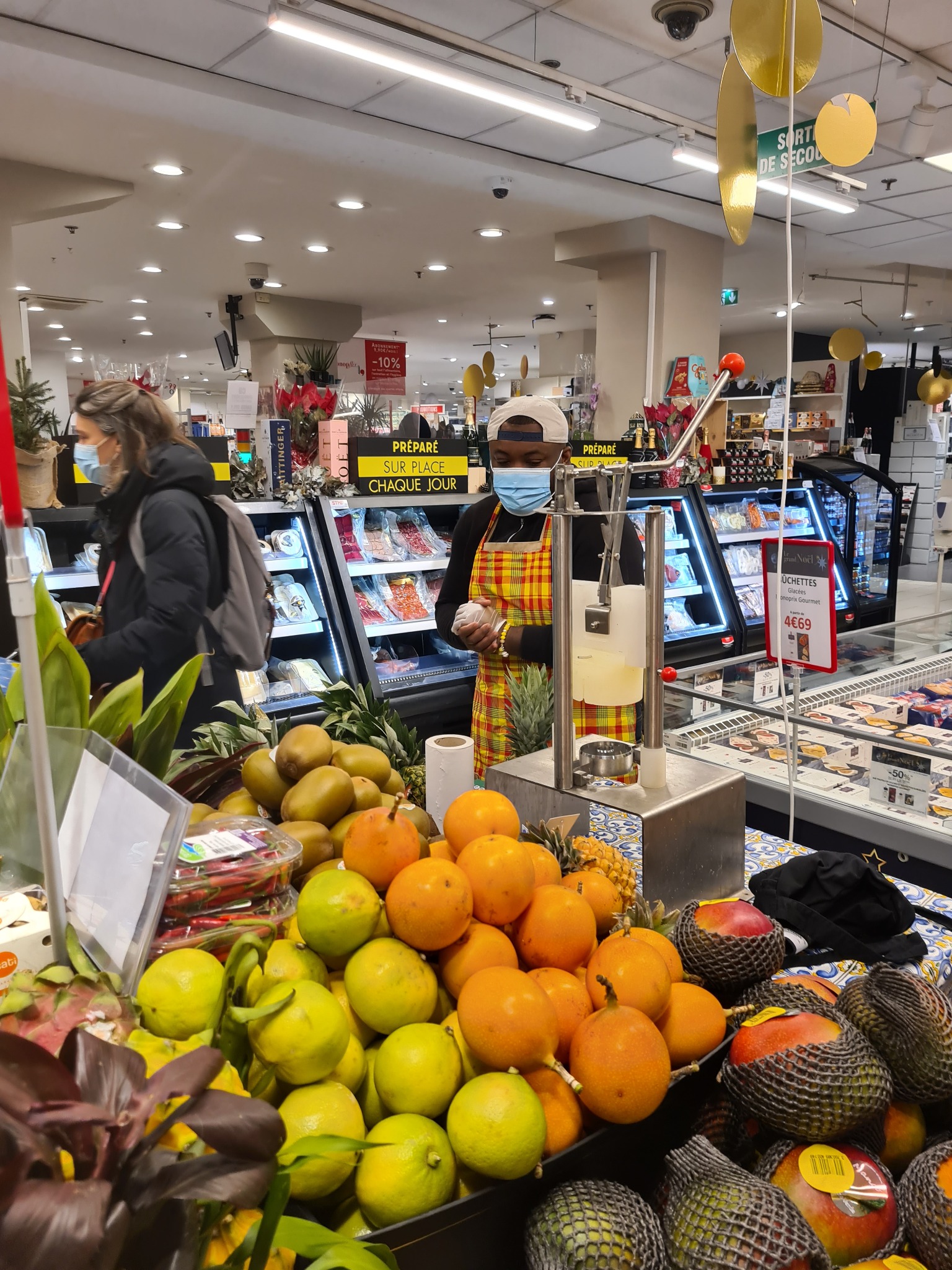Dégustation proposée aux clients
